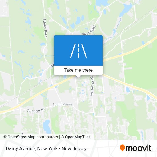 Darcy Avenue map