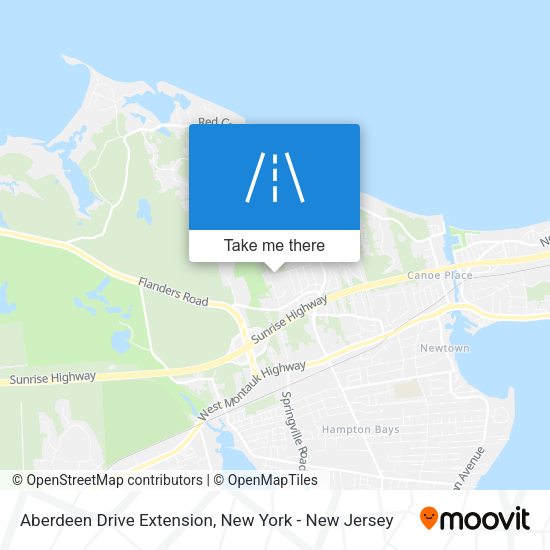 Mapa de Aberdeen Drive Extension