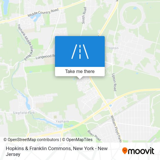 Mapa de Hopkins & Franklin Commons