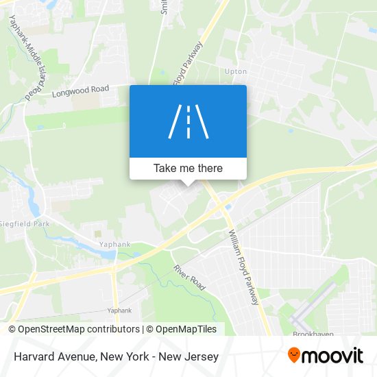 Mapa de Harvard Avenue