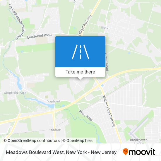Meadows Boulevard West map