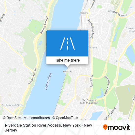 Riverdale Station River Access map