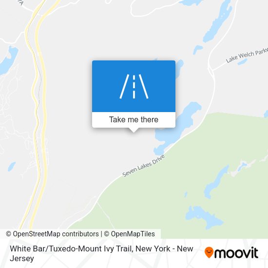 Mapa de White Bar / Tuxedo-Mount Ivy Trail