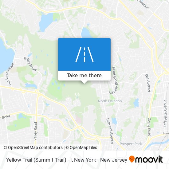 Mapa de Yellow Trail (Summit Trail) - I