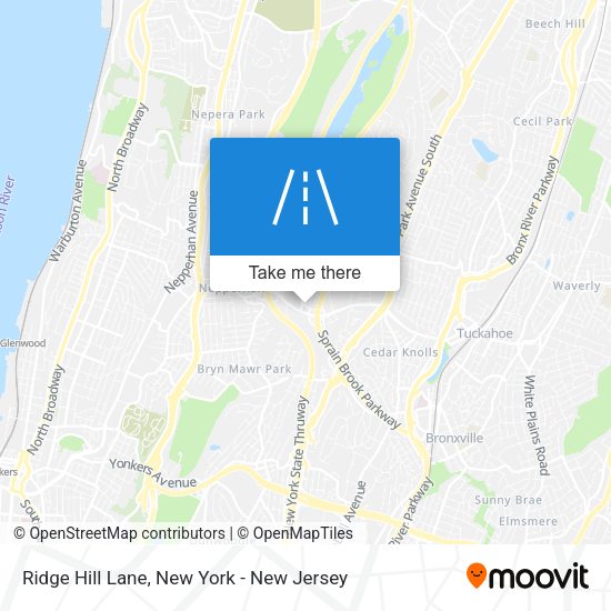 Mapa de Ridge Hill Lane