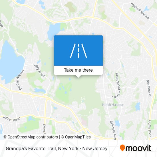 Mapa de Grandpa's Favorite Trail