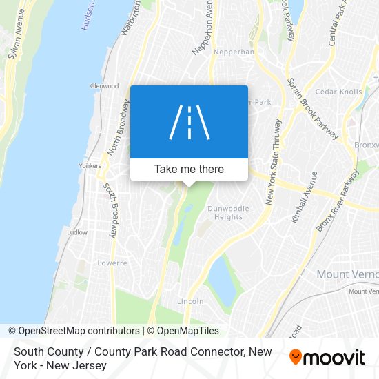 South County / County Park Road Connector map
