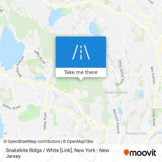 Mapa de Snakebite Ridge / White [Link]