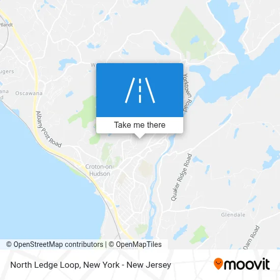 North Ledge Loop map
