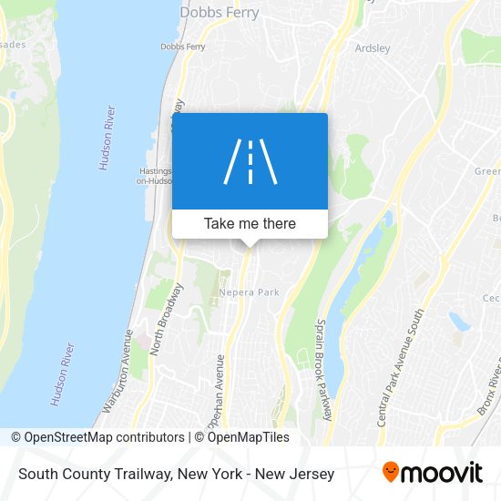 Mapa de South County Trailway