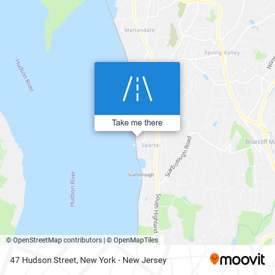 47 Hudson Street map