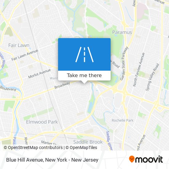 Blue Hill Avenue map