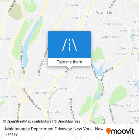 Maintenance Department Driveway map