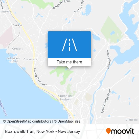 Mapa de Boardwalk Trail