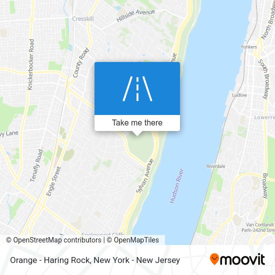 Mapa de Orange - Haring Rock