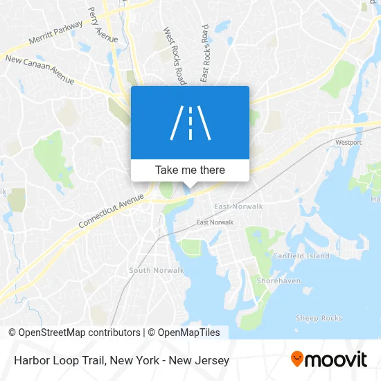 Harbor Loop Trail map