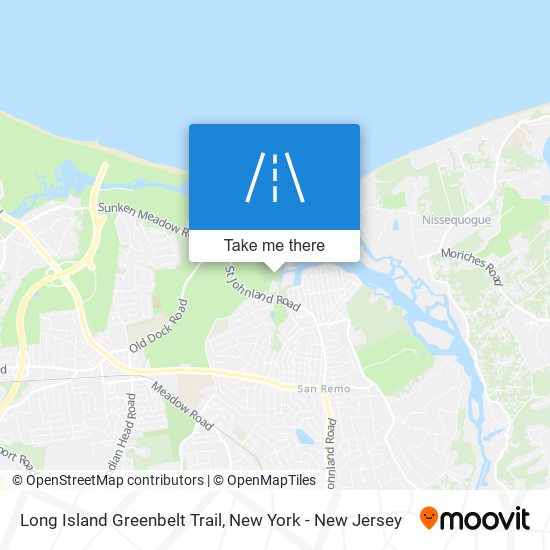 Mapa de Long Island Greenbelt Trail