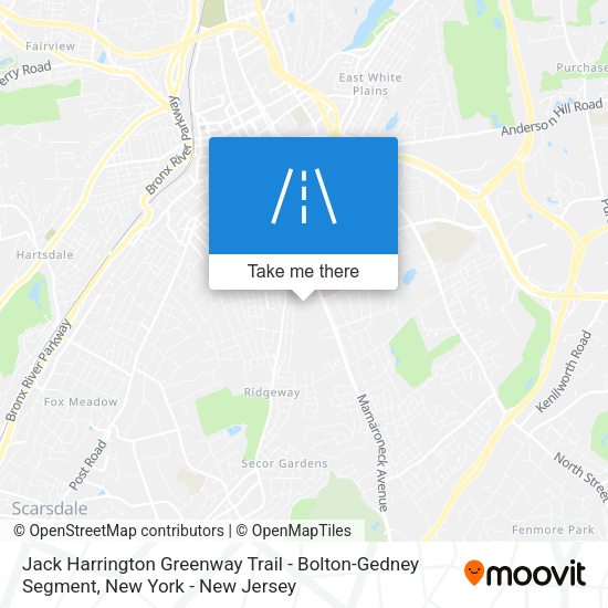 Mapa de Jack Harrington Greenway Trail - Bolton-Gedney Segment
