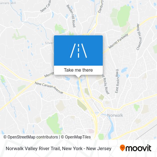 Norwalk Valley River Trail map