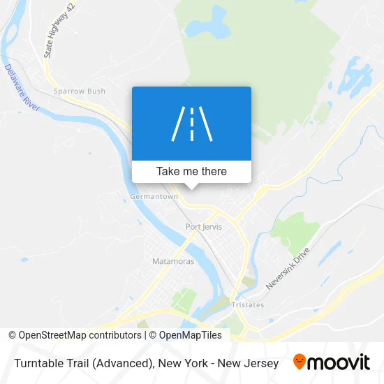 Turntable Trail (Advanced) map