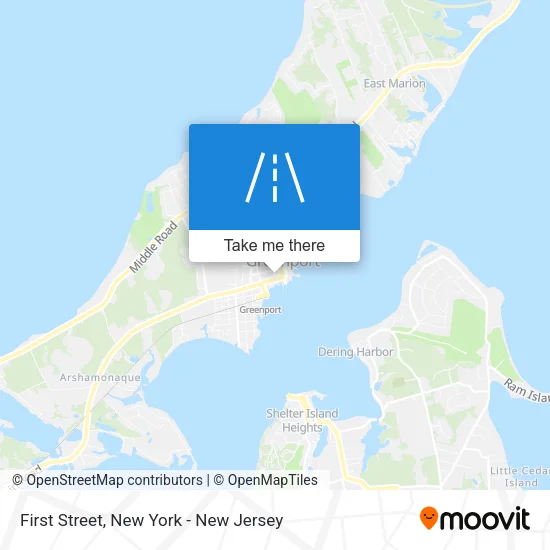 First Street map