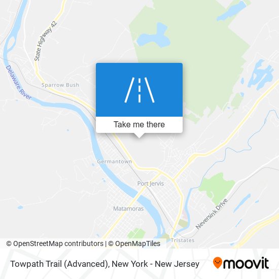 Mapa de Towpath Trail (Advanced)