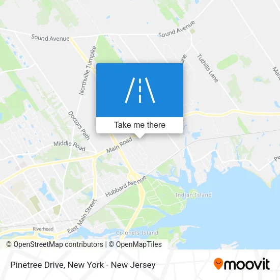 Pinetree Drive map