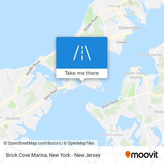 Brick Cove Marina map