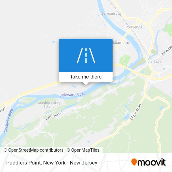 Mapa de Paddlers Point