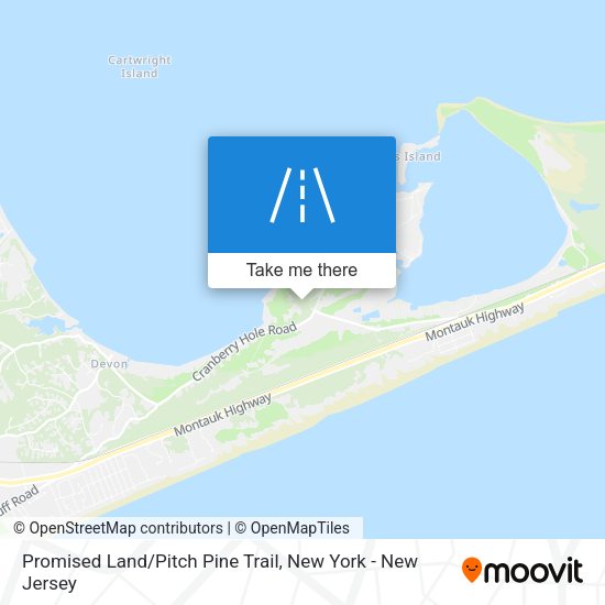 Promised Land/Pitch Pine Trail map