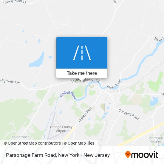 Parsonage Farm Road map