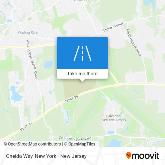 Oneida Way map