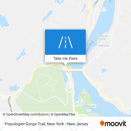 Mapa de Popologen Gorge Trail