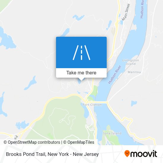 Mapa de Brooks Pond Trail
