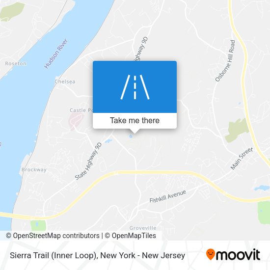 Mapa de Sierra Trail (Inner Loop)