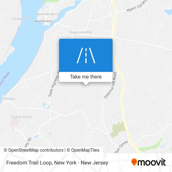 Freedom Trail Loop map