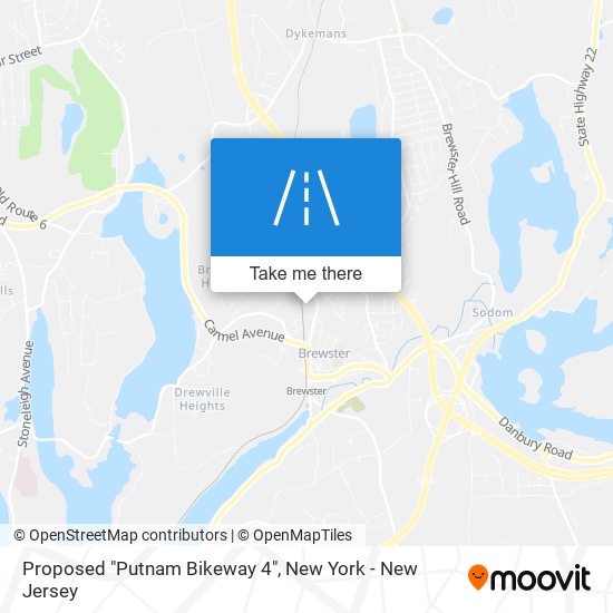 Proposed "Putnam Bikeway 4" map