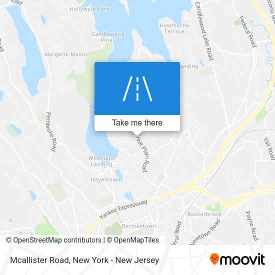 Mapa de Mcallister Road