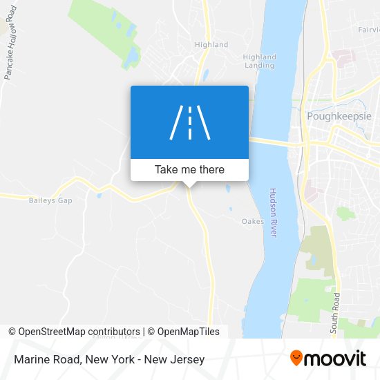 Mapa de Marine Road