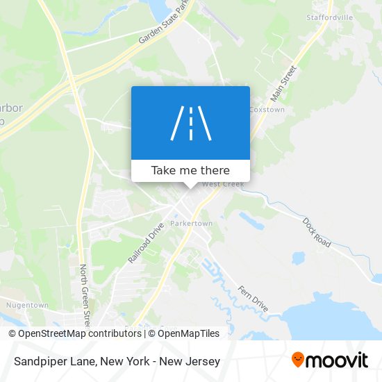 Sandpiper Lane map