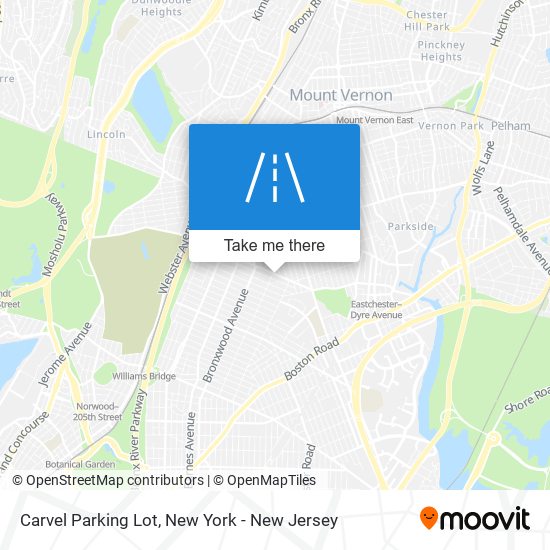 Carvel Parking Lot map