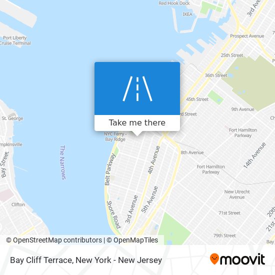 Mapa de Bay Cliff Terrace