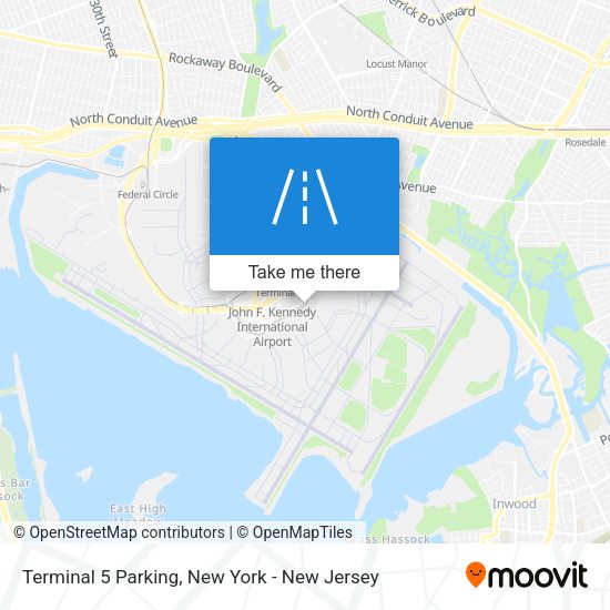 Mapa de Terminal 5 Parking