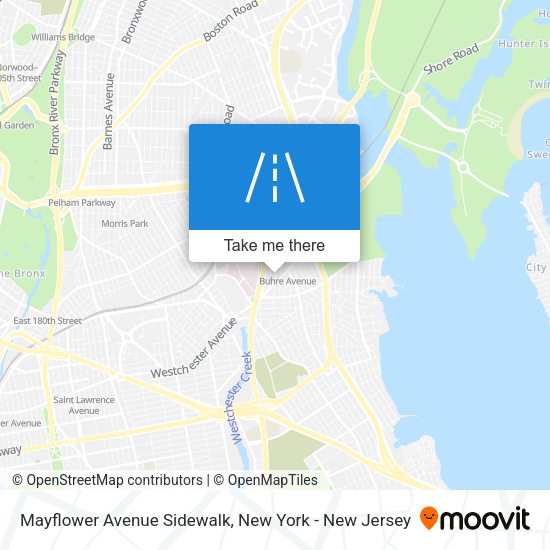 Mapa de Mayflower Avenue Sidewalk