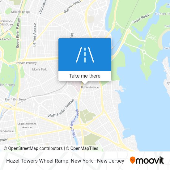 Hazel Towers Wheel Ramp map
