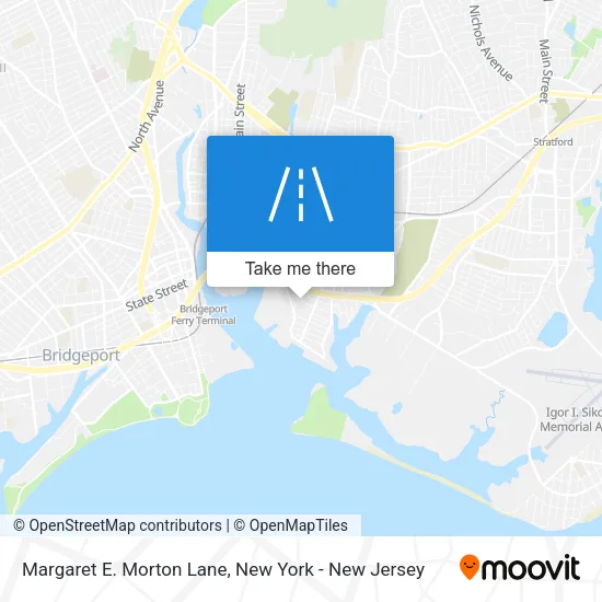 Margaret E. Morton Lane map