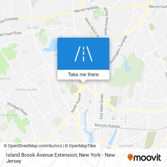 Island Brook Avenue Extension map