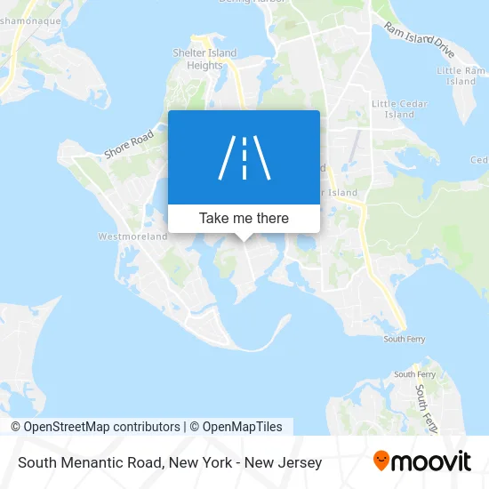 South Menantic Road map