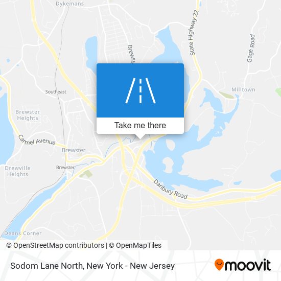 Sodom Lane North map