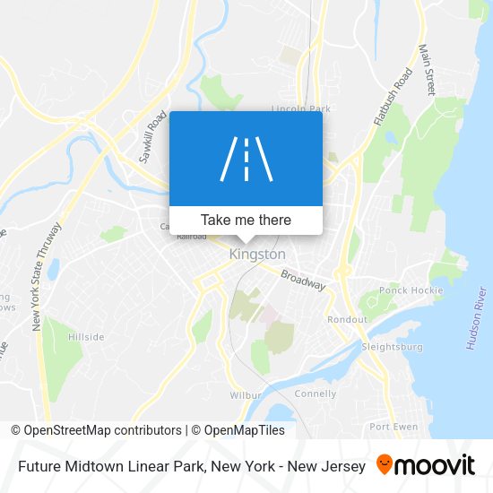 Mapa de Future Midtown Linear Park